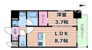 リヴェント福島の物件間取画像